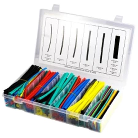 K-Tool International K Tool International KTI07740 Heat Shrink Tube Assortment for Electrical Wires; 235 Piece KTI07740
